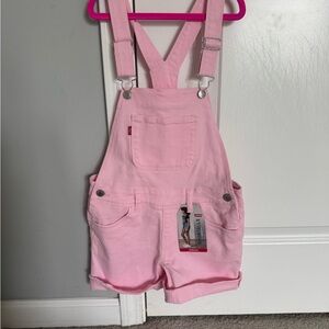 Levi's Pink Shortalls